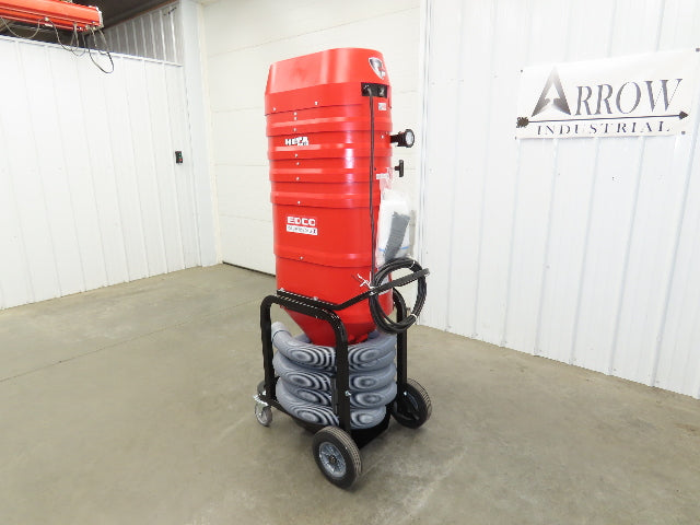 Edco EDRB331PRO The Beast Dustless Vacuum Bagger 330cfm 120V 1.75kw HEPA Filter