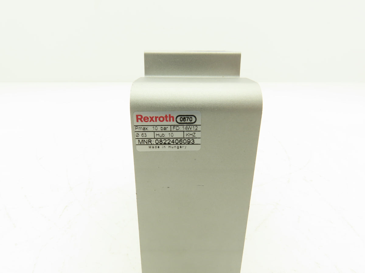 Rexroth 0822406093 KHZ-SA-063-0010 Short Stroke Pneumatic Cylinder 63mm x 10mm