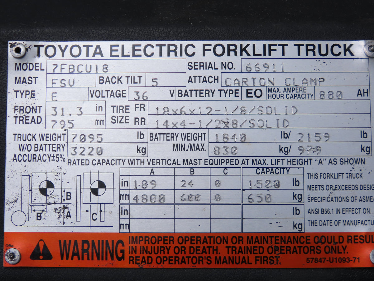 Toyota 24241-13131-71 Forklift PCB Printed Circuit Control Board Off 7FBCU18