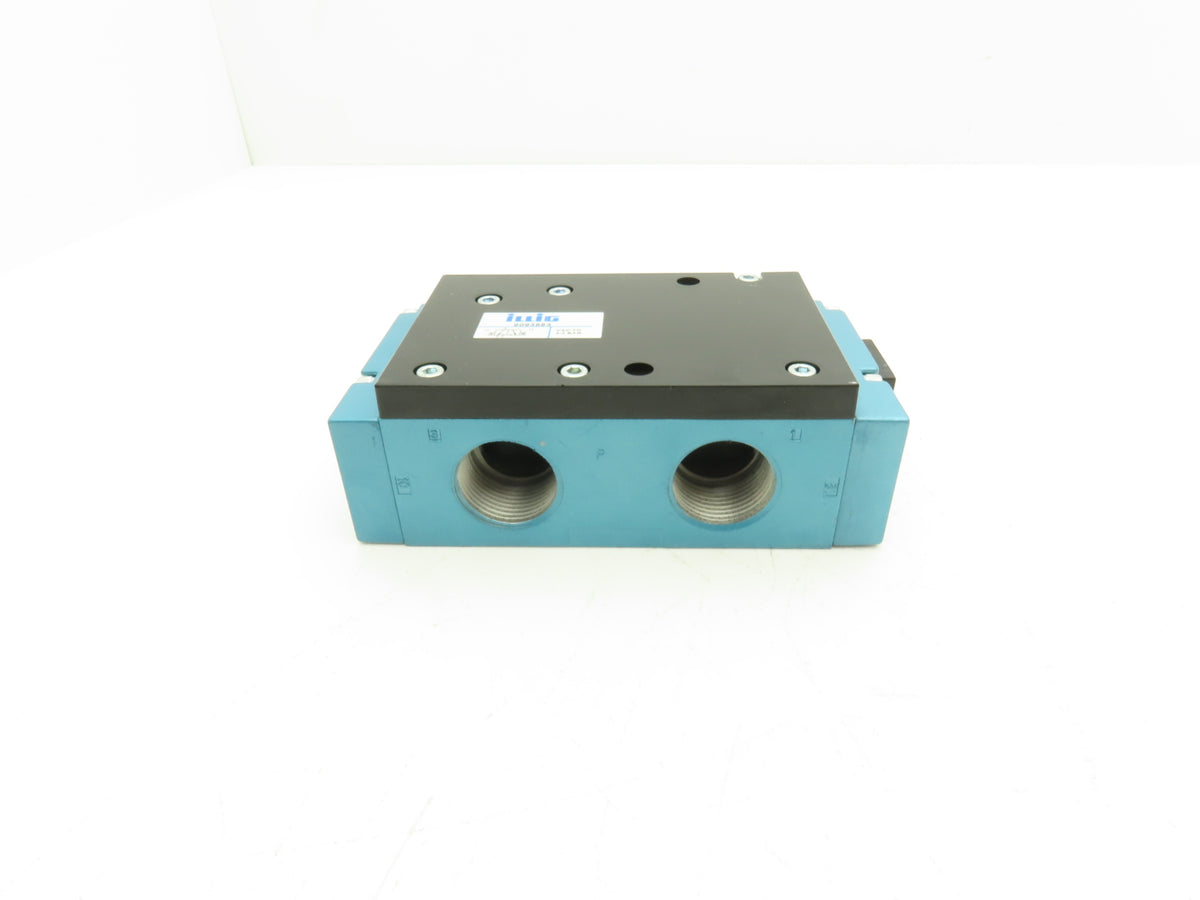 Illig 9093883 Pneumatic Pilot Valve 1"NPT 3/2 24V Double Air Vac to 8.3 Bar