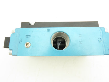 Illig 9093883 Pneumatic Pilot Valve 1"NPT 3/2 24V Double Air Vac to 8.3 Bar