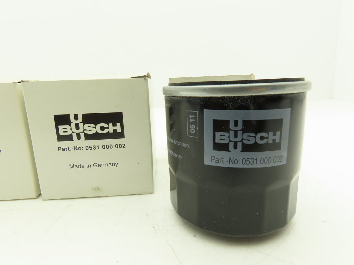 Busch 0531 000 002 Oil Filter Replacement Vacuum Lot of 4