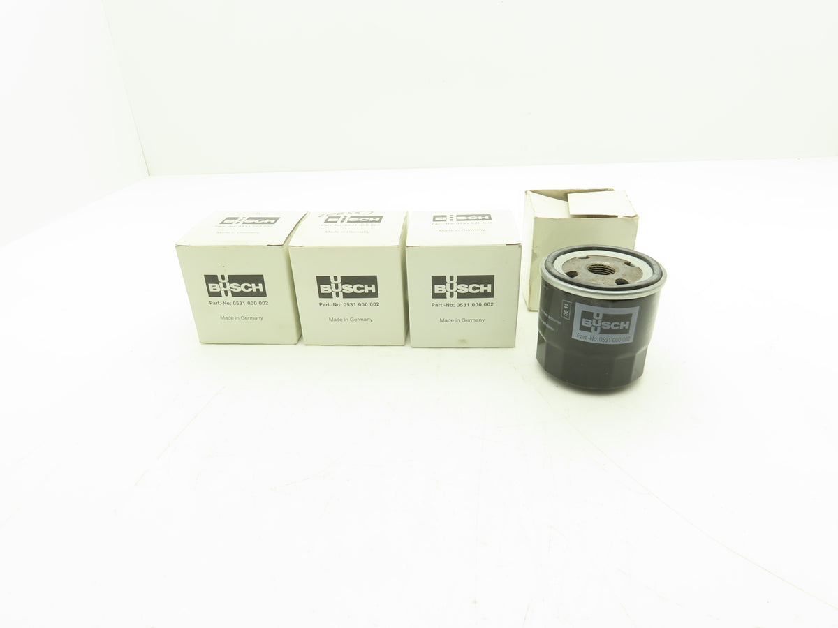Busch 0531 000 002 Oil Filter Replacement Vacuum Lot of 4