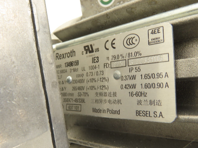Rexroth AS 2/C-400 Transverse Belt Conveyor Drive 400mm CS 400-18-460-60-AT=K-L