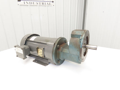 Baldor CM7044T AC Motor 5Hp 1750 RPM 230/460V 3PH 184TC w/Grove Gear 3:1 Reducer