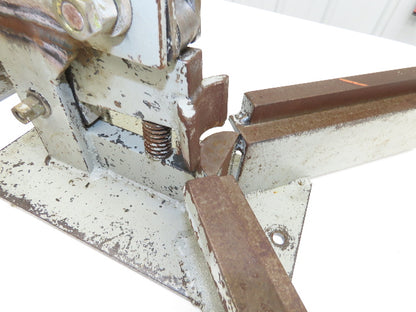 Sheet Metal Manual Corner Rounder & 90 Deg V-Notch Die Shear Punch  Lot of 3