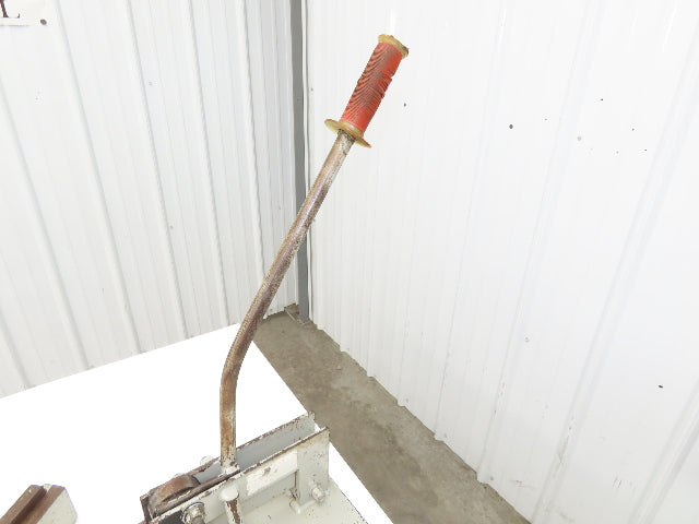 Sheet Metal Manual Corner Rounder & 90 Deg V-Notch Die Shear Punch  Lot of 3
