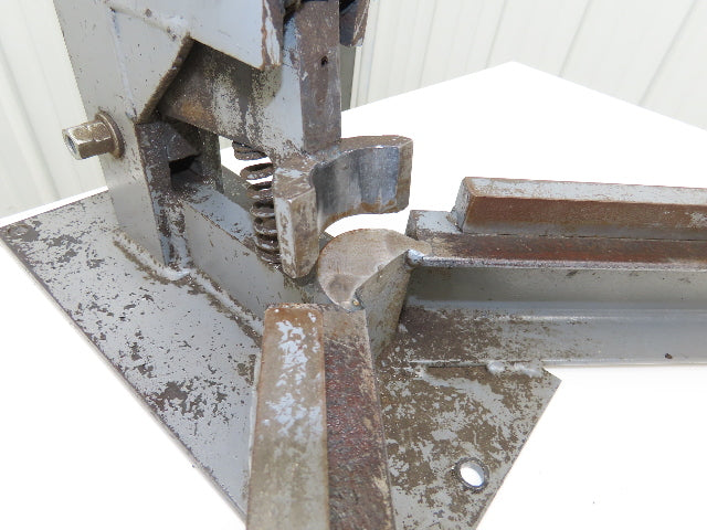 Sheet Metal Manual Corner Rounder & 90 Deg V-Notch Die Shear Punch  Lot of 3