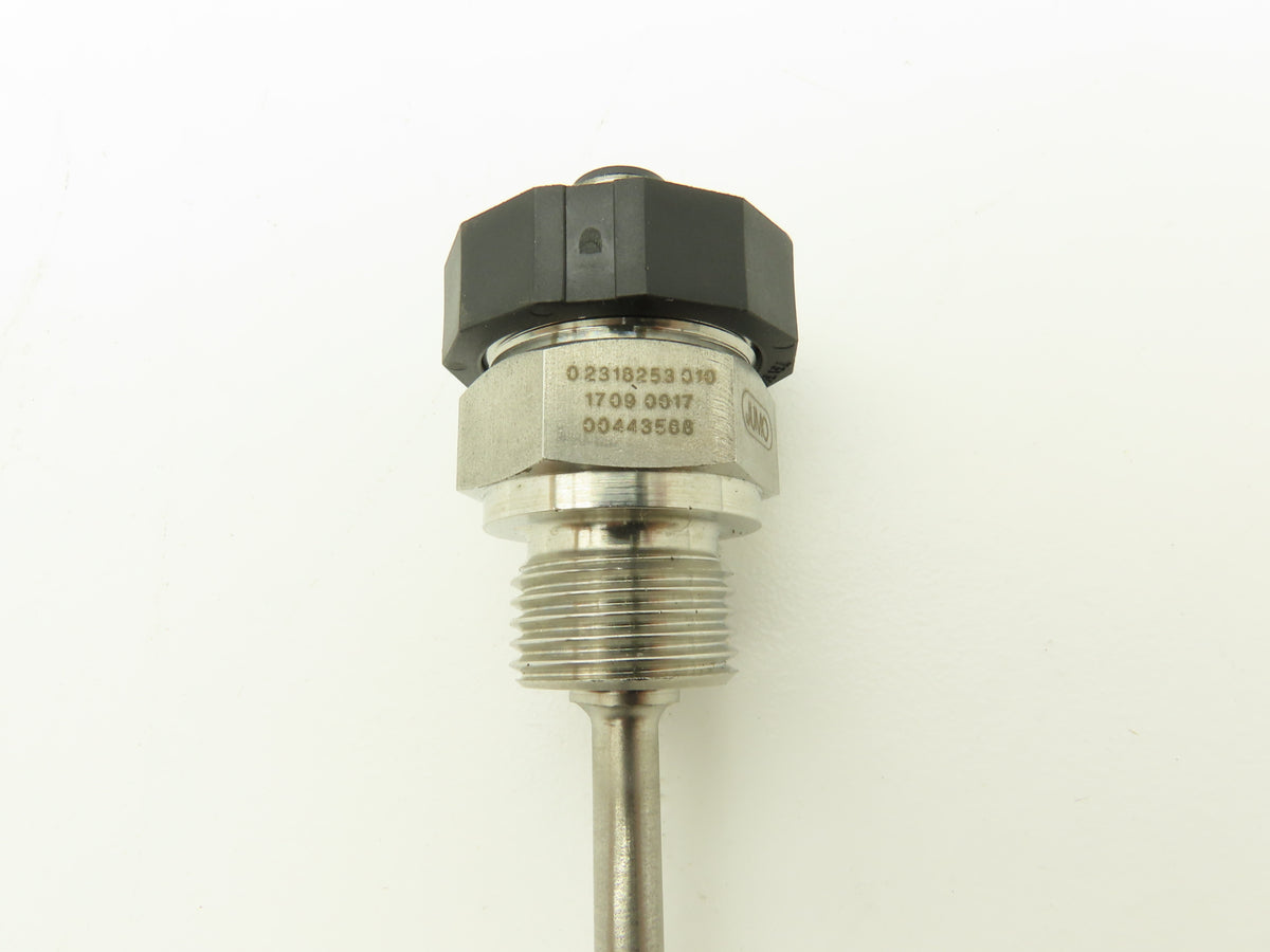 Jumo 00443568 Screw-In Stainless Temperature Sensor Probe M12 Connector