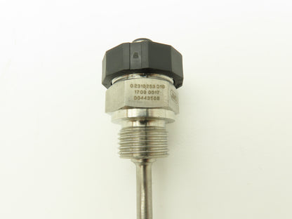 Jumo 00443568 Screw-In Stainless Temperature Sensor Probe M12 Connector