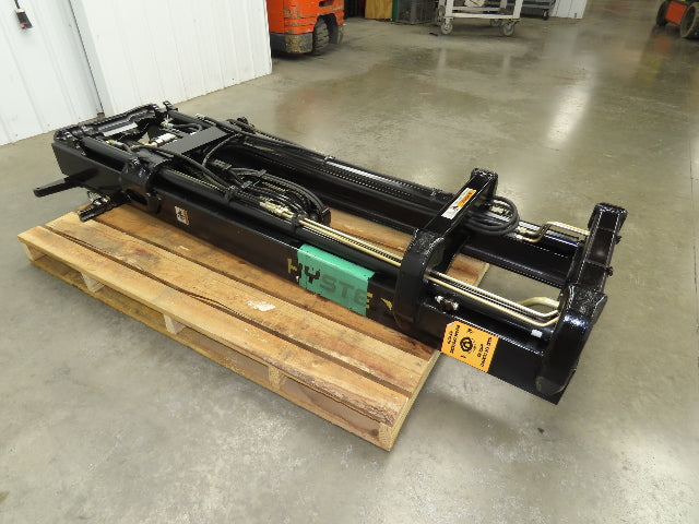 Hyster E50Z-33 Forklift Mast 156" 2-Stage 4 Lever 4400lbs Class 2 Carriage