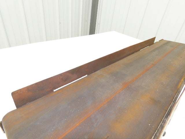 QC Industries 8"W x 36"L Low Profile Flat Belt Conveyor 200mm 115V 33FPM