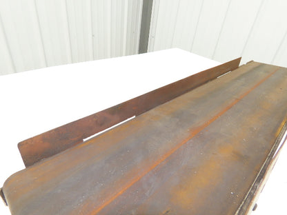 QC Industries 8"W x 36"L Low Profile Flat Belt Conveyor 200mm 115V 33FPM