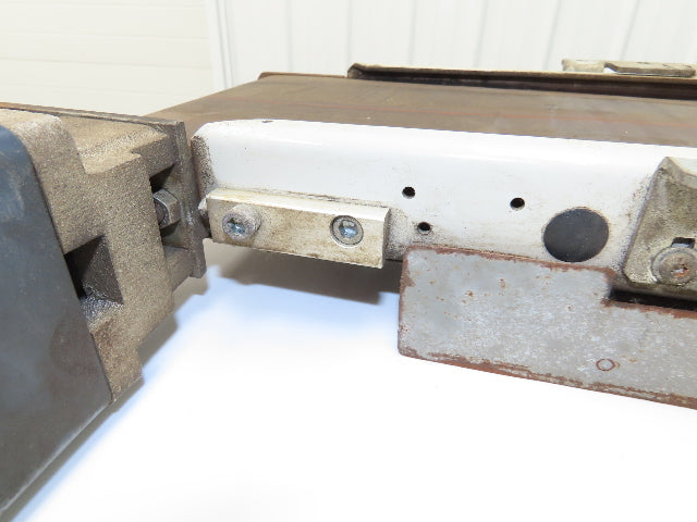 QC Industries 8"W x 36"L Low Profile Flat Belt Conveyor 200mm 115V 33FPM
