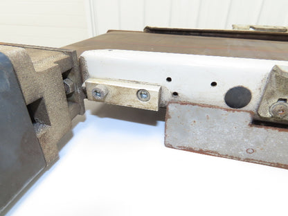 QC Industries 8"W x 36"L Low Profile Flat Belt Conveyor 200mm 115V 33FPM