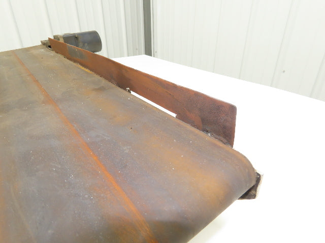 QC Industries 8"W x 36"L Low Profile Flat Belt Conveyor 200mm 115V 33FPM