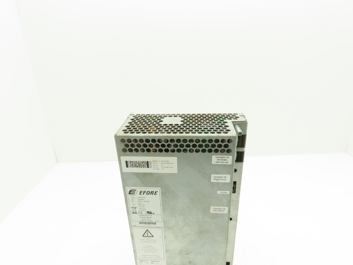ABB 3HAC026289-001 DSQC 626A IRC5 Drive System 24V Power Supply Efore SR 92E115