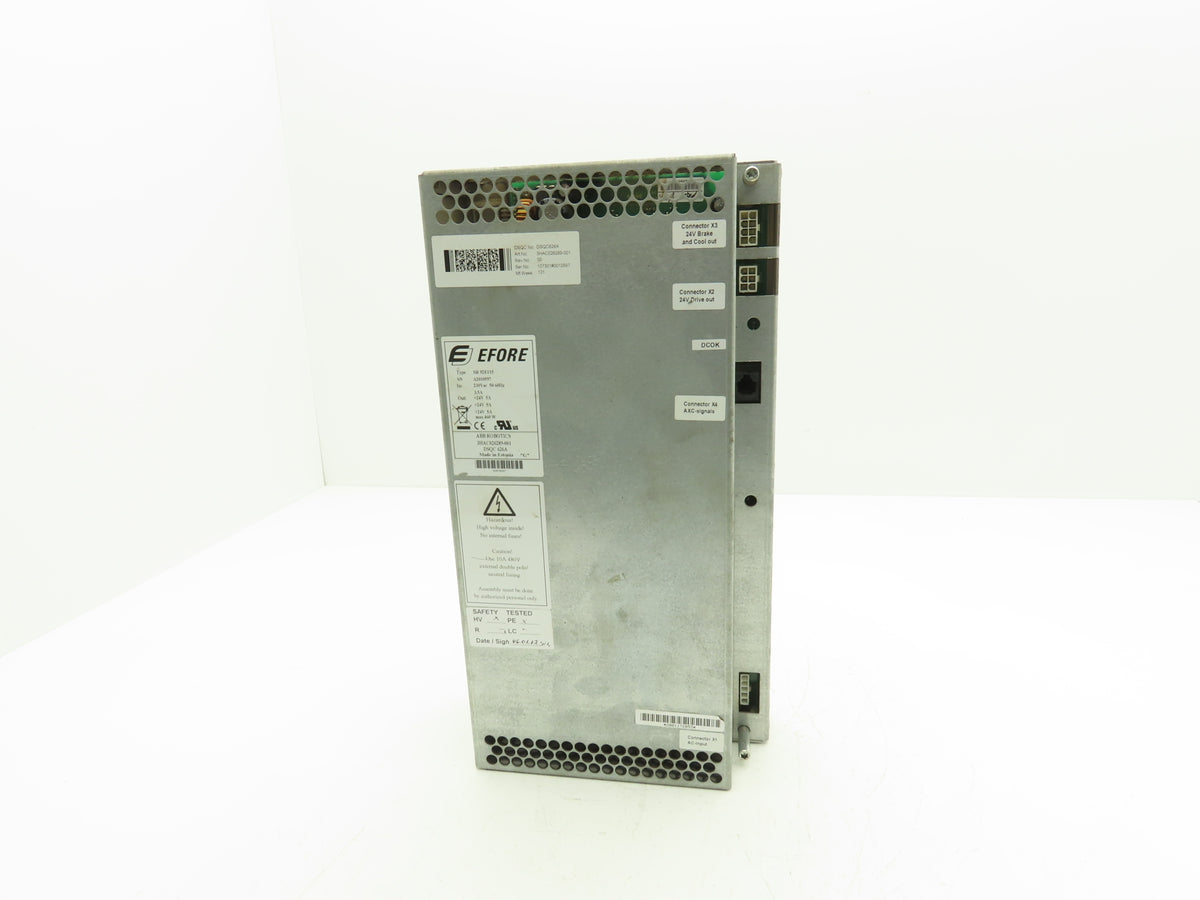 ABB 3HAC026289-001 DSQC 626A IRC5 Drive System 24V Power Supply Efore SR 92E115