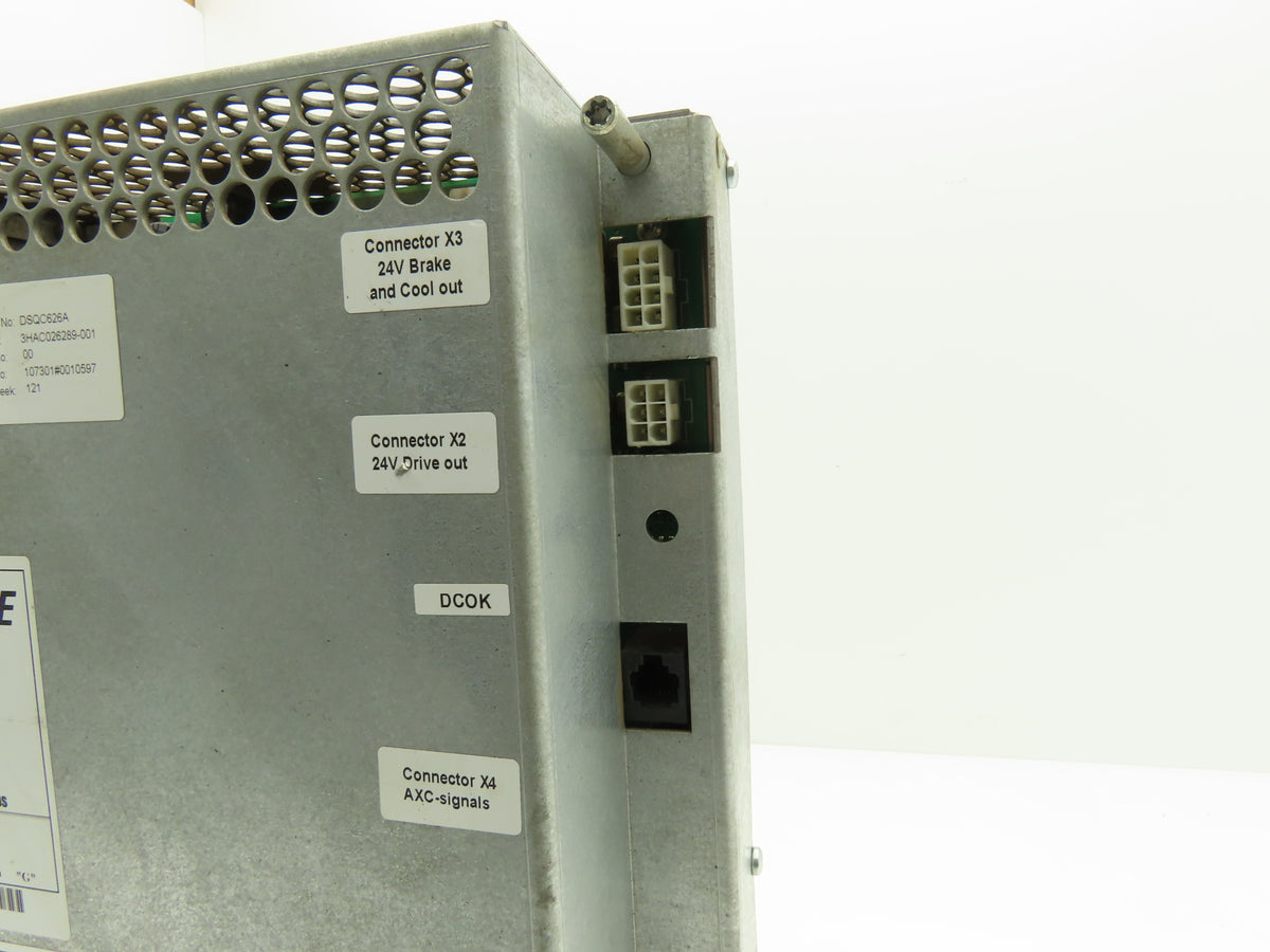 ABB 3HAC026289-001 DSQC 626A IRC5 Drive System 24V Power Supply Efore SR 92E115