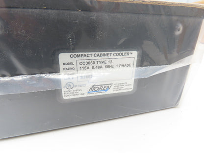 Noren CC3060-115V Air to Water Heat Exchanger Enclosure Cabinet Cooler Fan 30"L