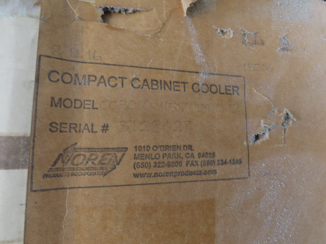 Noren CC3060-115V Air to Water Heat Exchanger Enclosure Cabinet Cooler Fan 30"L