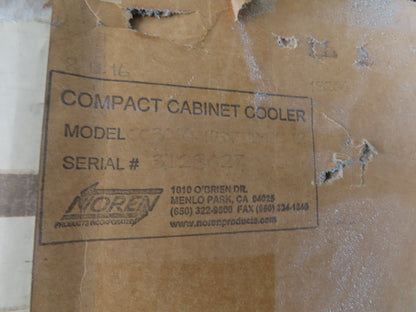 Noren CC3060-115V Air to Water Heat Exchanger Enclosure Cabinet Cooler Fan 30"L