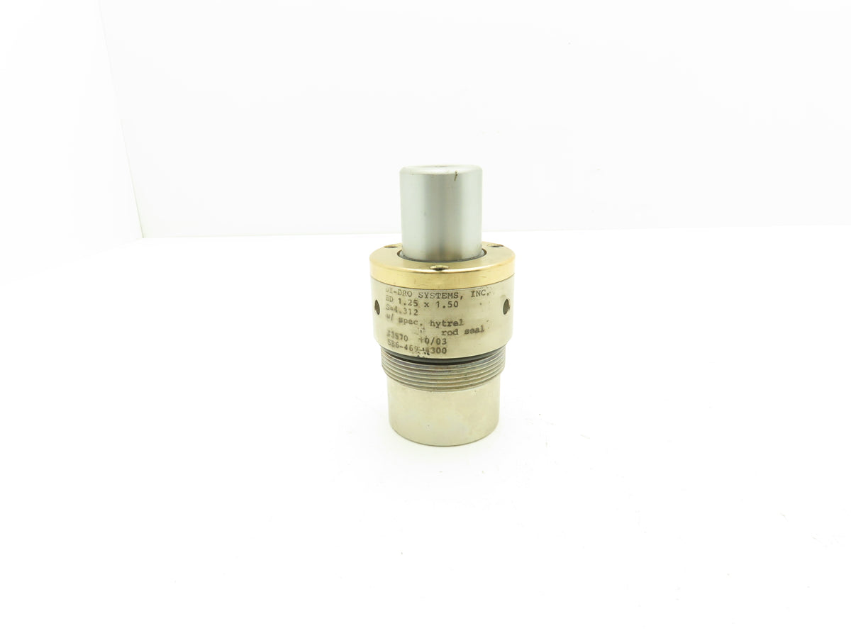 Di-Dro/Hyson BD 1.25x1.5 Nitrogen Filled Cylinder/Spring 1.25" Bore 1.5" Stroke