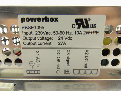 ABB 3HAC026253-001 DSQC661 IRC5 Power Supply 24VDC 27A Powerbox PBSE1095 Rev 07