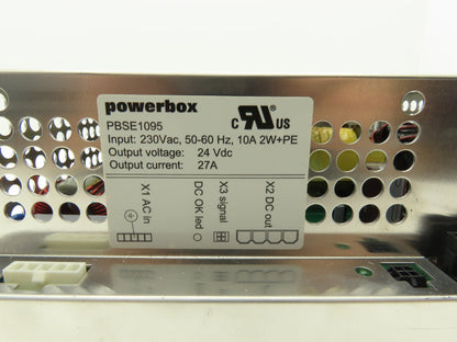 ABB 3HAC026253-001 DSQC661 IRC5 Power Supply 24VDC 27A Powerbox PBSE1095 Rev 07
