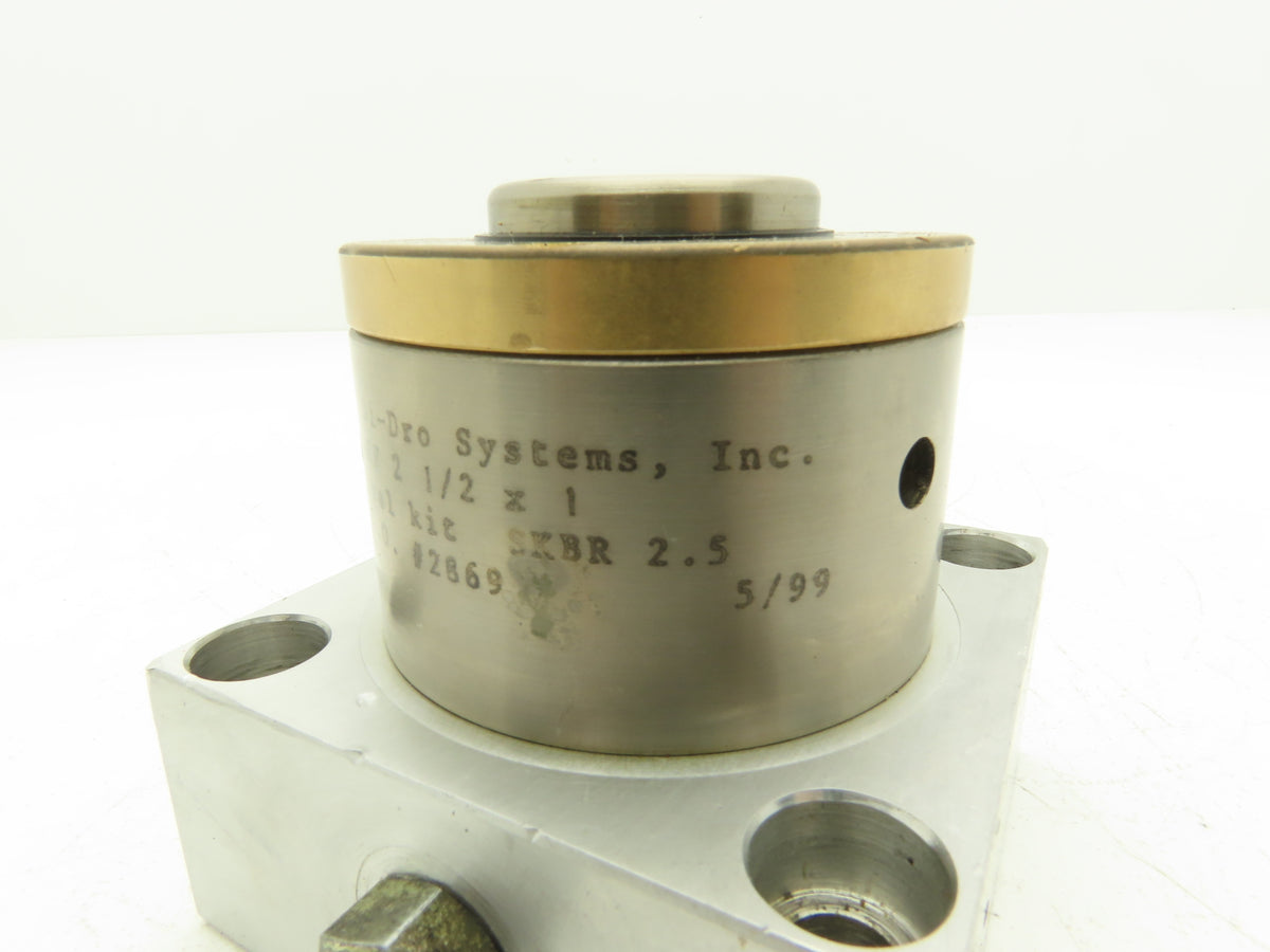 Di-Dro BRF 2 1/2 x 1 Nitrogen Gas Filled Spring/Cylinder w/ Block REBUILT