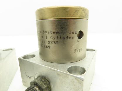 Di-Dro BRF 1 x 1 Nitrogen Gas Filled Spring/Cylinder w/ Hydraulic Block Lot of 2