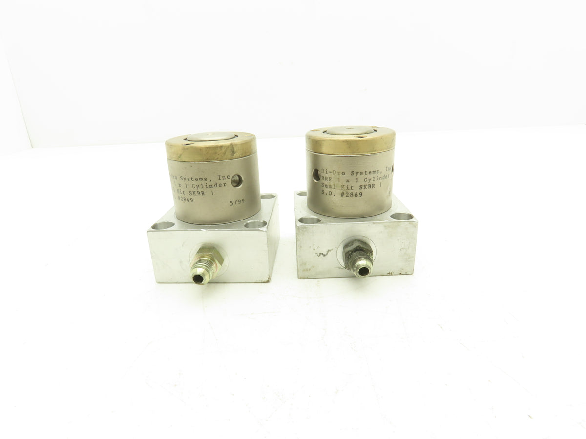 Di-Dro BRF 1 x 1 Nitrogen Gas Filled Spring/Cylinder w/ Hydraulic Block Lot of 2