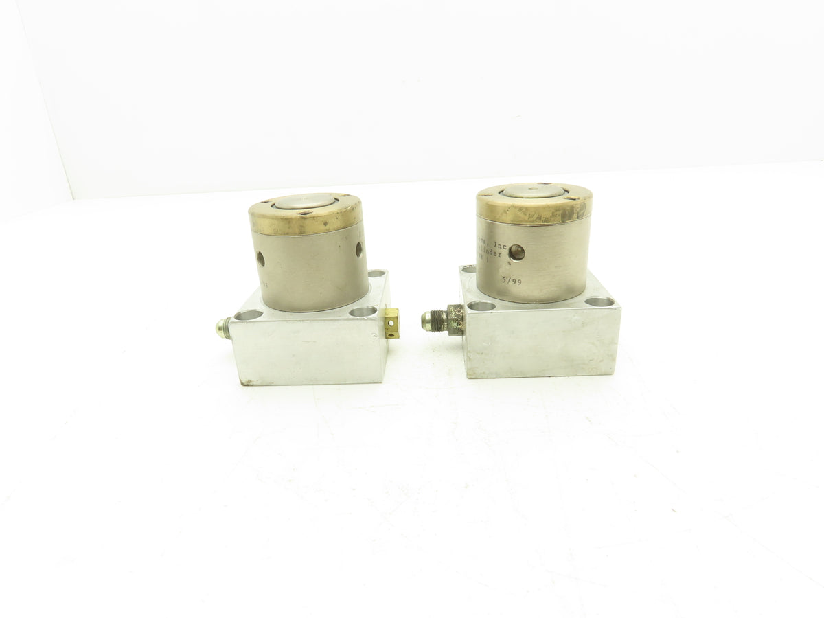 Di-Dro BRF 1 x 1 Nitrogen Gas Filled Spring/Cylinder w/ Hydraulic Block Lot of 2