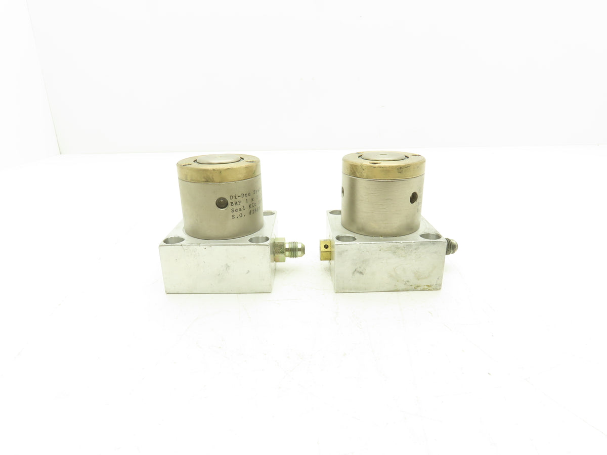 Di-Dro BRF 1 x 1 Nitrogen Gas Filled Spring/Cylinder w/ Hydraulic Block Lot of 2