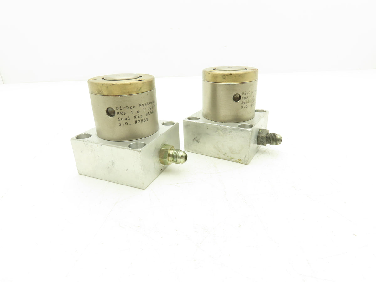 Di-Dro BRF 1 x 1 Nitrogen Gas Filled Spring/Cylinder w/ Hydraulic Block Lot of 2