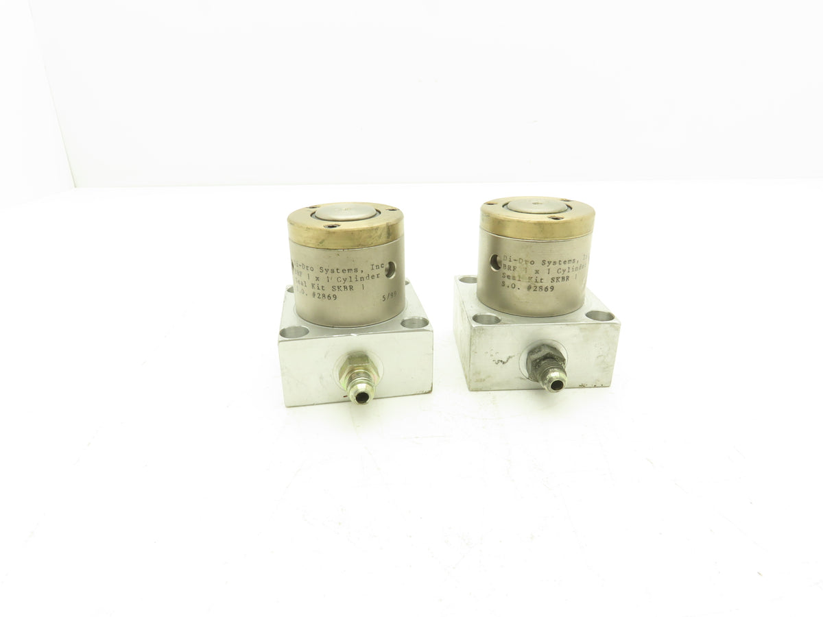 Di-Dro BRF 1 x 1 Nitrogen Gas Filled Spring/Cylinder w/ Hydraulic Block Lot of 2