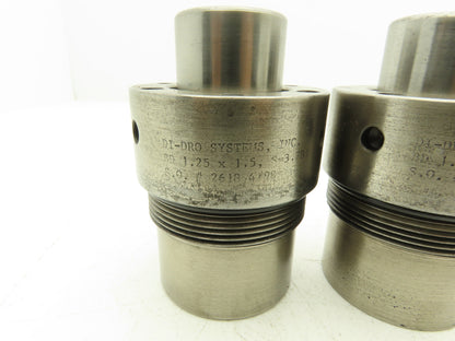 Di-Dro BD 1.25x1.5 Nitrogen Gas Spring/Cylinder 1.25 Ton x 1.5 Stroke Lot of 2