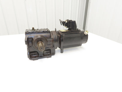 Sew Eurodrive S47 CM71S/TF/RH1M/SM50 Servo Gear Motor 400V 3PH 9.5Nm 19.54 Ratio
