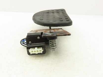 Hyster Brake Pedal Assembly Removed From E40HSD Electric Stand Up Forklift