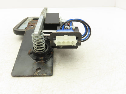 Hyster Brake Pedal Assembly Removed From E40HSD Electric Stand Up Forklift