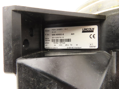 SKF Lincoln P203-2XNBO-24-1 Lubrication Grease Pump 24VDC 2-Liter 5076 PSI