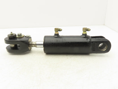 Hyster 8603390 Hydraulic Forklift Mast Tilt Cylinder Removed From E40HSD