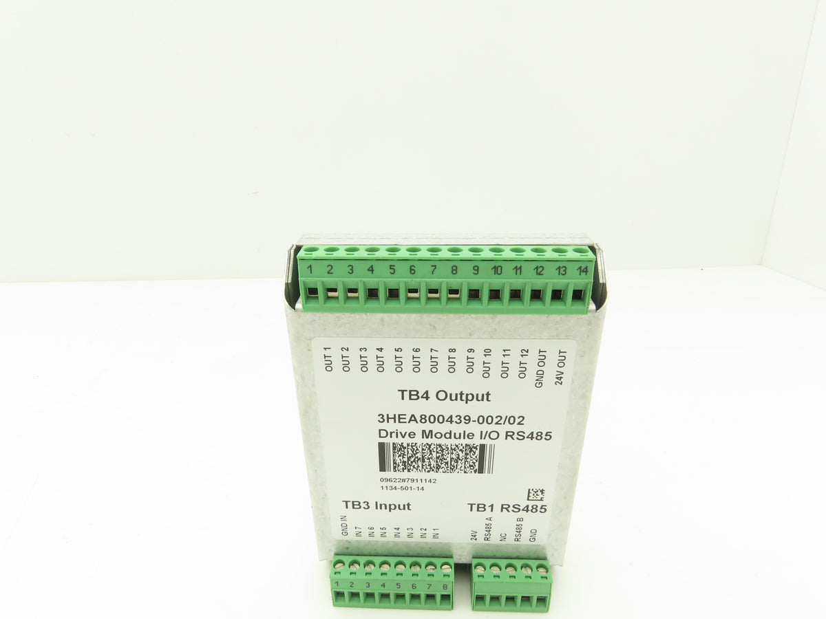 ABB 3HEA800439-002 Drive Module I/O RS485 IRBP Positioner IRC5 7 In 12 Out 24VDC