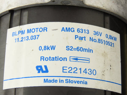 Hyster 8510521 Forklift Hydraulic Steering Pump Motor 36V Off E40HSD