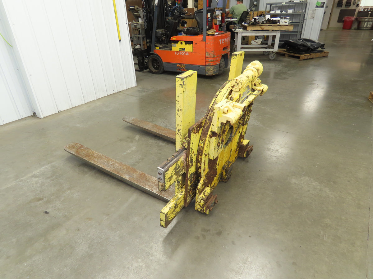 Cascade 100D Fork Rotator Attachment 10,000lbs Class 4 Forklift 360° Turn