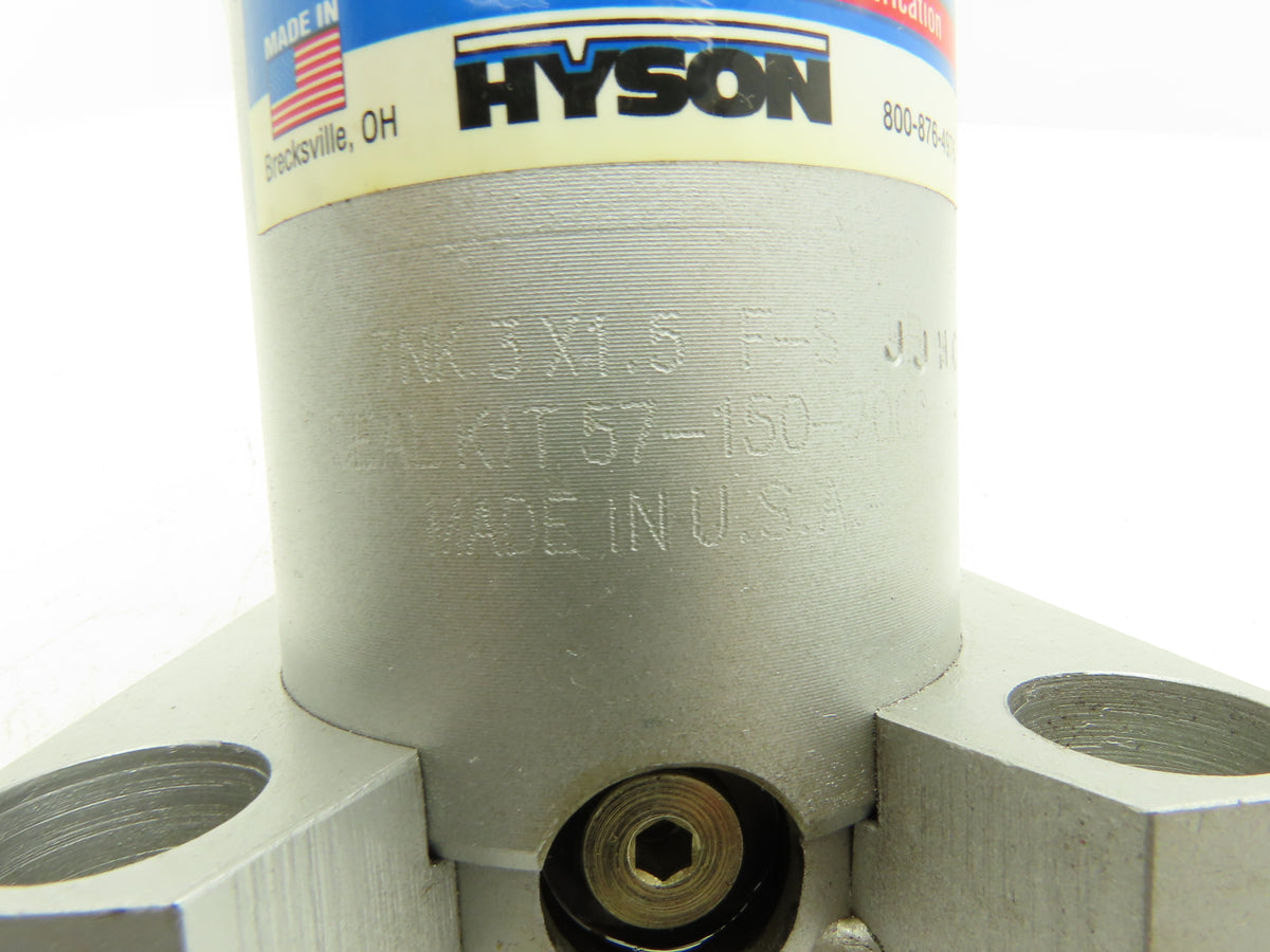 Hyson TNK 3x1.5 F-S Tanker Series Nitrogen Gas Spring Cylinder 3 Ton 1.5" Str