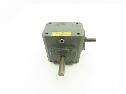 Boston Gear 713156 Worm Gearbox 15:1 Reducer .56Hp 116rpm RH Output 1/2" Input
