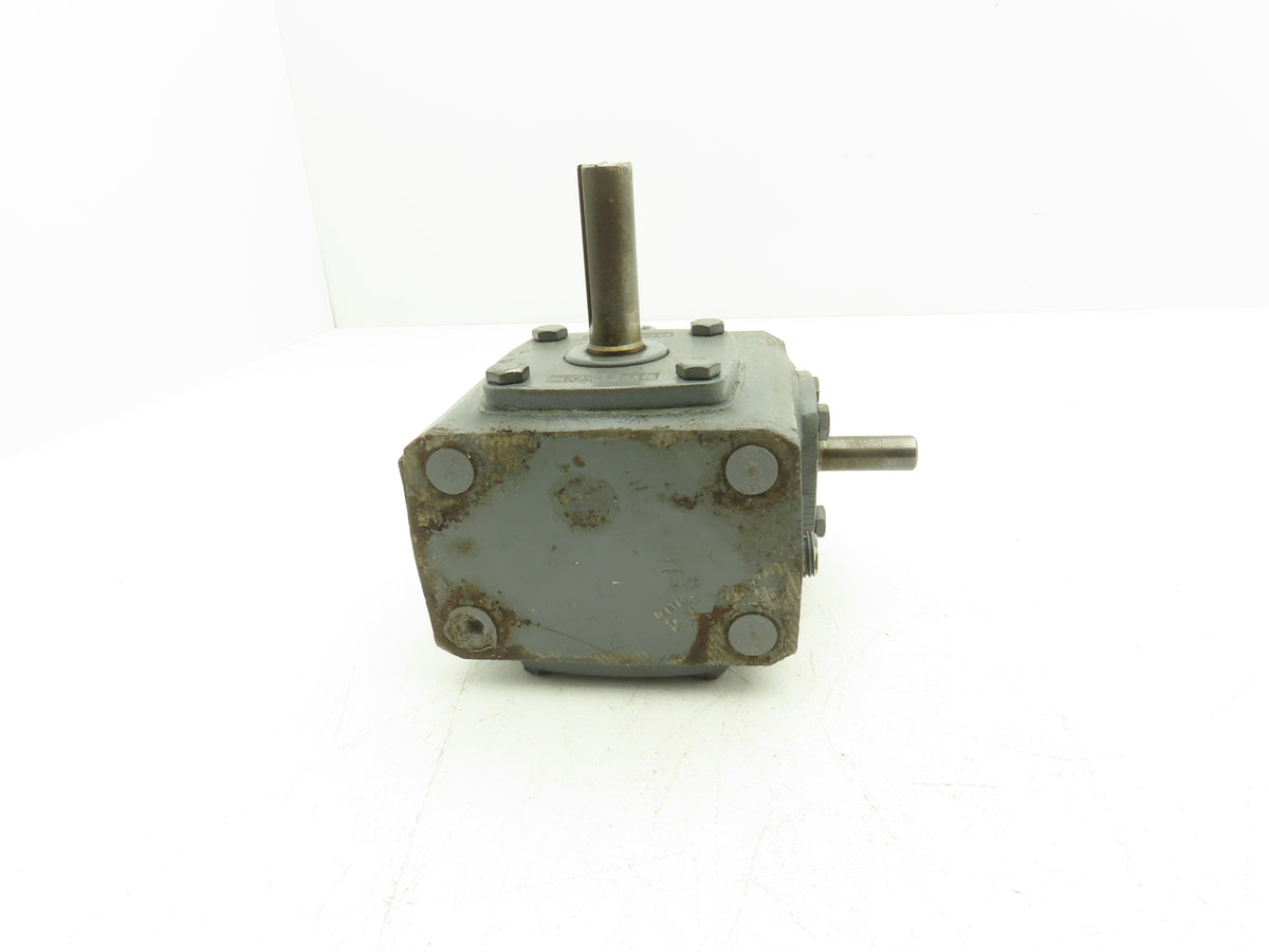 Boston Gear 713156 Worm Gearbox 15:1 Reducer .56Hp 116rpm RH Output 1/2" Input