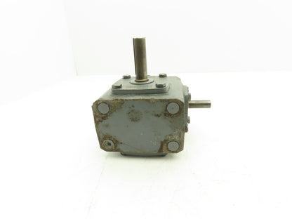Boston Gear 713156 Worm Gearbox 15:1 Reducer .56Hp 116rpm RH Output 1/2" Input