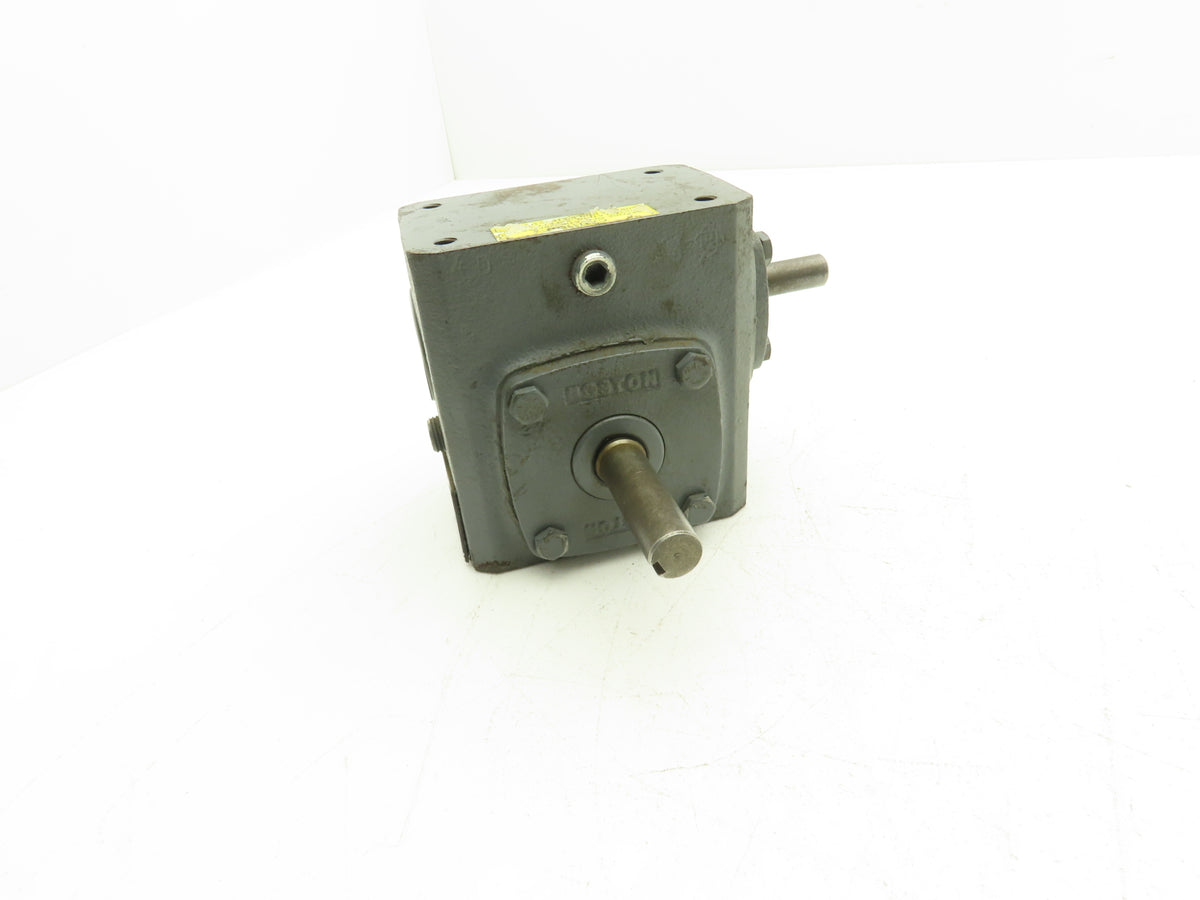 Boston Gear 713156 Worm Gearbox 15:1 Reducer .56Hp 116rpm RH Output 1/2" Input